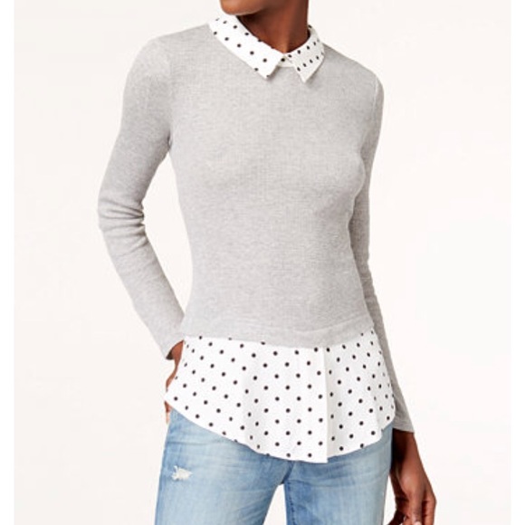 Maison Jules Tops - MAISON JULES | Layered Look Sweater